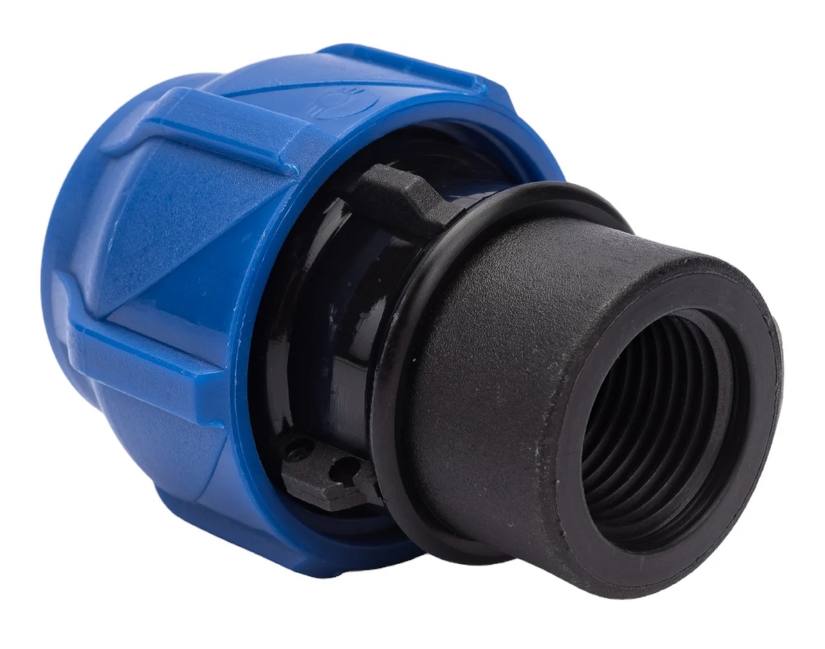 ПНД  Муфта компрессионная соединительная         25х1/2 В   VALFEX   (150/30шт)