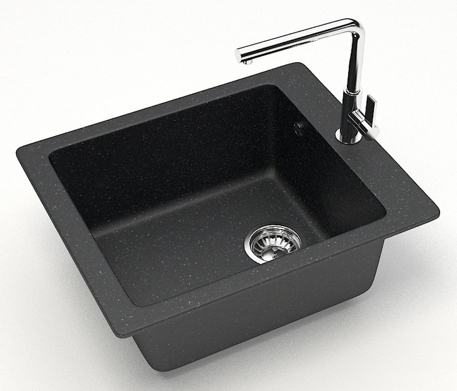 Мойка мат.    J8G32 Линди АНТРАЦИТ  500x425x195  GLANZ   (1/1шт)