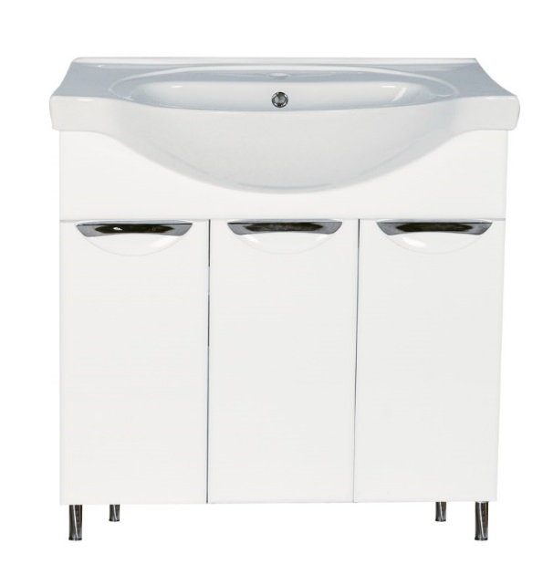 *Т80  Тумба   напольная   АЛЬФА 80   белый   765х330х700 под ум. ERICA 80 RADO Арт. 66149  (1/1шт)