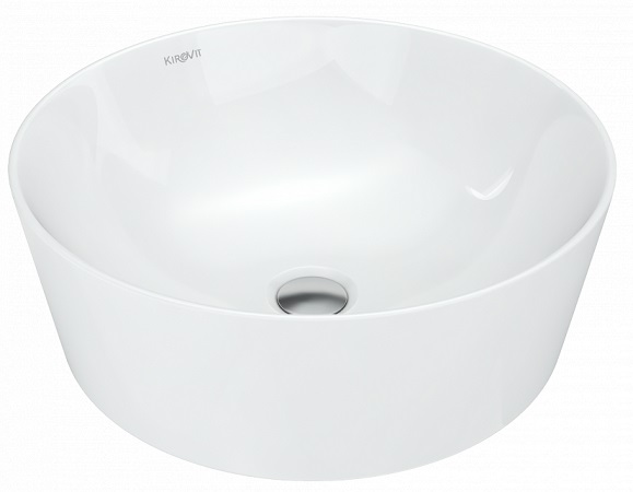 .Умывальник ЧАША настольная  KIROVIT OLIVIYA-41  410х410х110  белый   (1/1шт)