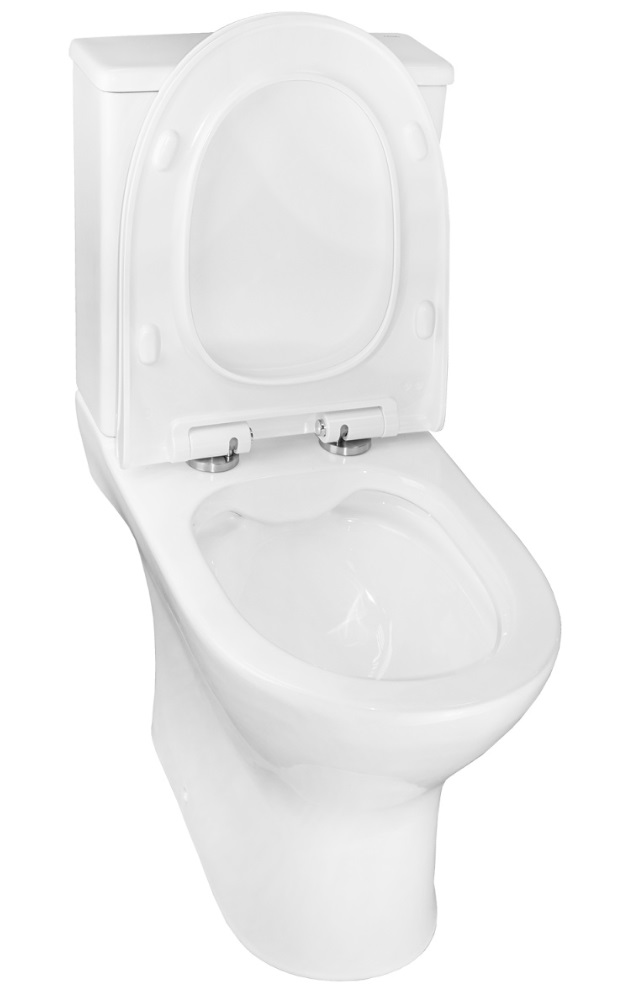 Унитаз напольный   VIOLET безобод. гориз. 610х385х800мм, сид.полипропилен,быстр.съем,м/лифт RADOLUXE