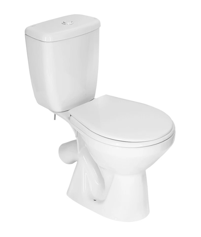 Унитаз-компакт   MITO GREY  ll-сорт, выпуск 45* 1кн.низ., сиденье ПП, пласт. креп.CERSANIT (1/1шт)