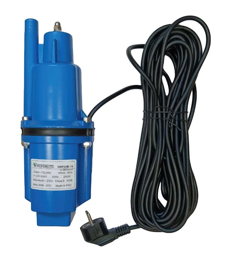Насос вибрационный   ProfSan   VMP-60B-15 верхний забор  (кабель 15м)   (6/1шт)