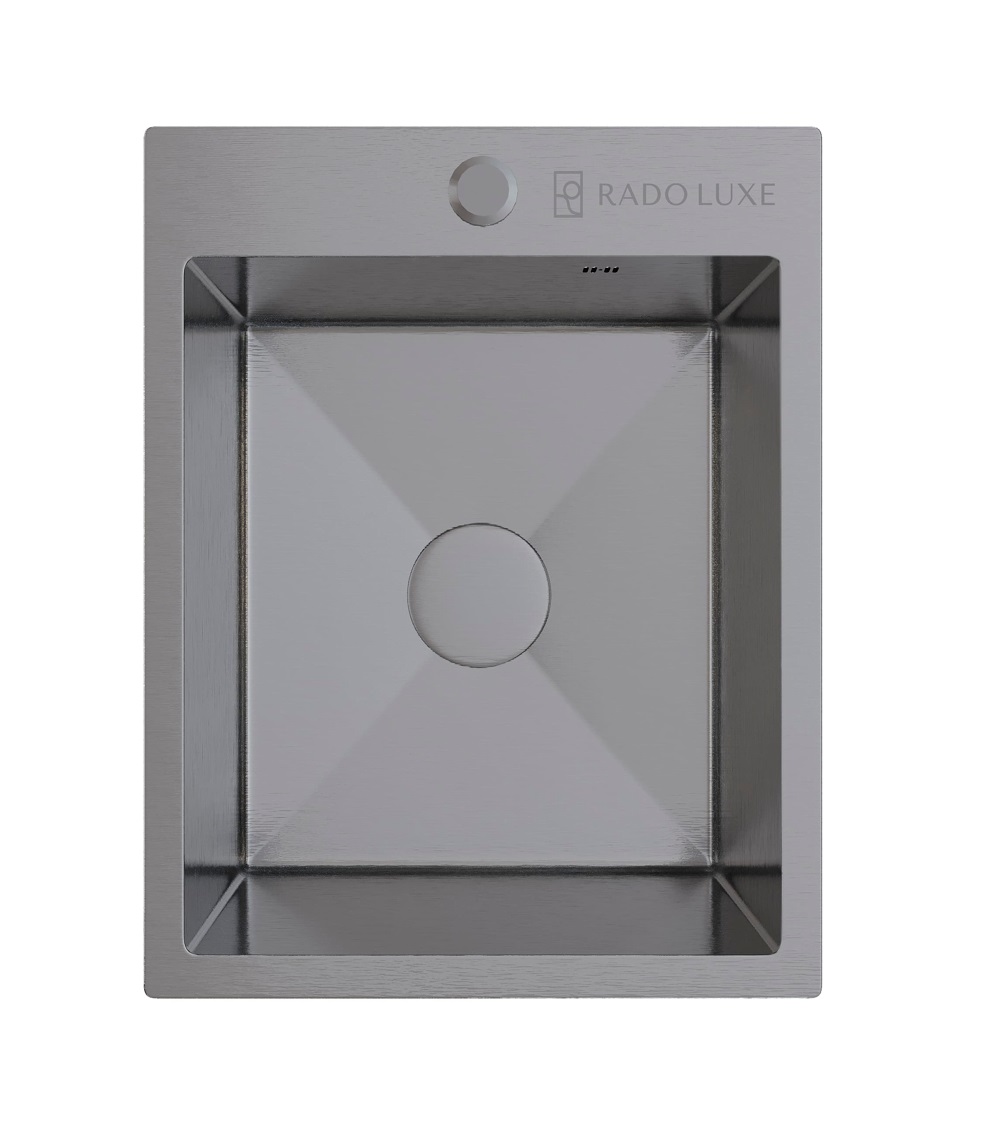 Мойка настол.монтаж   RADO LUXE 4451   САТИН   44 х 51   (3,0)   22см      (1/1шт)